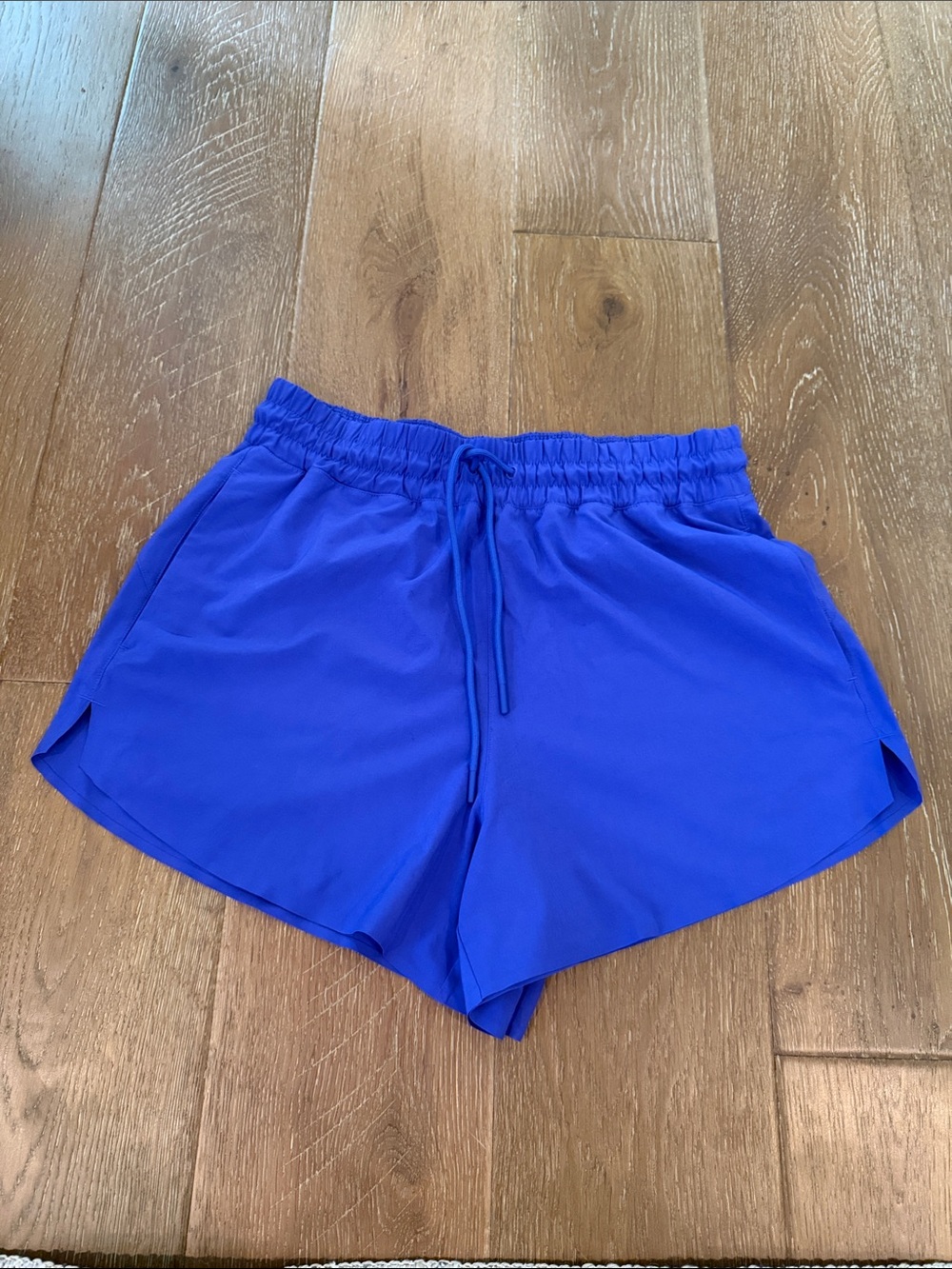 Athleta Royal Blue Drawstring Athletic Shorts